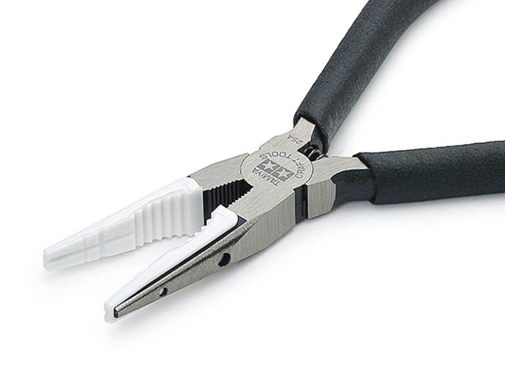 Tamiya Craft Tool Series 166 Radio Pliers II for Plastic Models No. Non-Scratch (Product Code 74166)