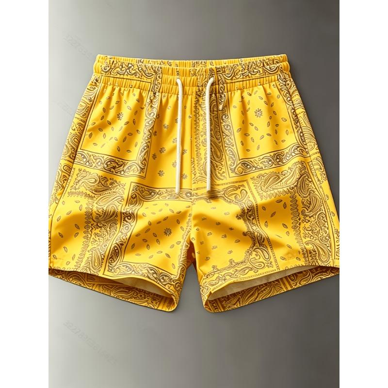 Men's casual sports shorts, men's style shorts, drawstring waist