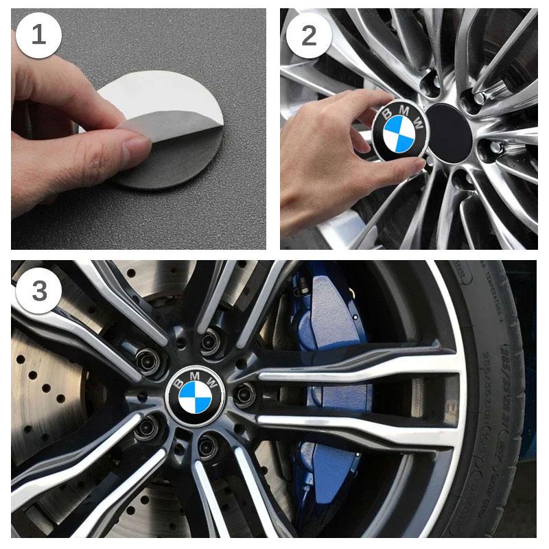 56mm Samolepka na středovou krytku kola auta Znak auta Odznak Logo Pro BMW E46 E90 E60 F30 F10 E39 F20 E36 G20 G30 E87 E92 Autopříslušenství