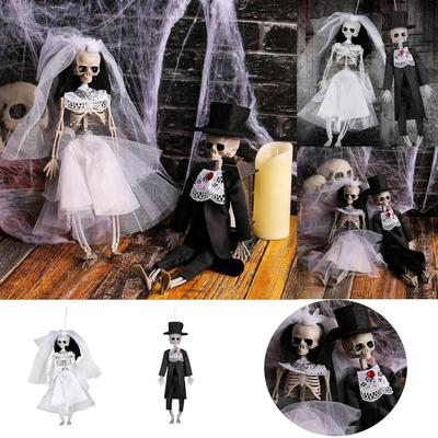 Halloween Skeleton Pendant Bridal Groom Horror Atmosphere Decoration Props
