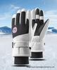 Men's Winter Ski Gloves: Warm, Water-Repellent, Touchscreen-Compatible, Fleece-Lined for Outdoor Sports, Climbing, and Cycling