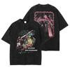 Chainsaw Man Character Group & Makima Devil Form Vintage Washed Oversized T-Shirt | Manga Streetwear Tee
