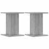 Speaker Stands 2 Pcs Grey Sonoma 30x30x40 Cm Particleboard