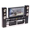 1/12 Puppenhaus Mini Fernseher Audio Ornament Puppenhaus Wohnzimmer Möbel Dekoration Puppenhaus Mikro Szene Dekoration Spielzeug