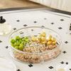 New Fruit Dining Plate Home Living Room Premium Dried Fruit Plate Snack Coffee Table Surface Nut Candy Storage Box Durable Durable