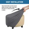 Jacquard Ottoman Cover Stretch Ottoman Slipcover Round Ottoman Storage Cover Folding Stool Covers Furniture Protector Cover