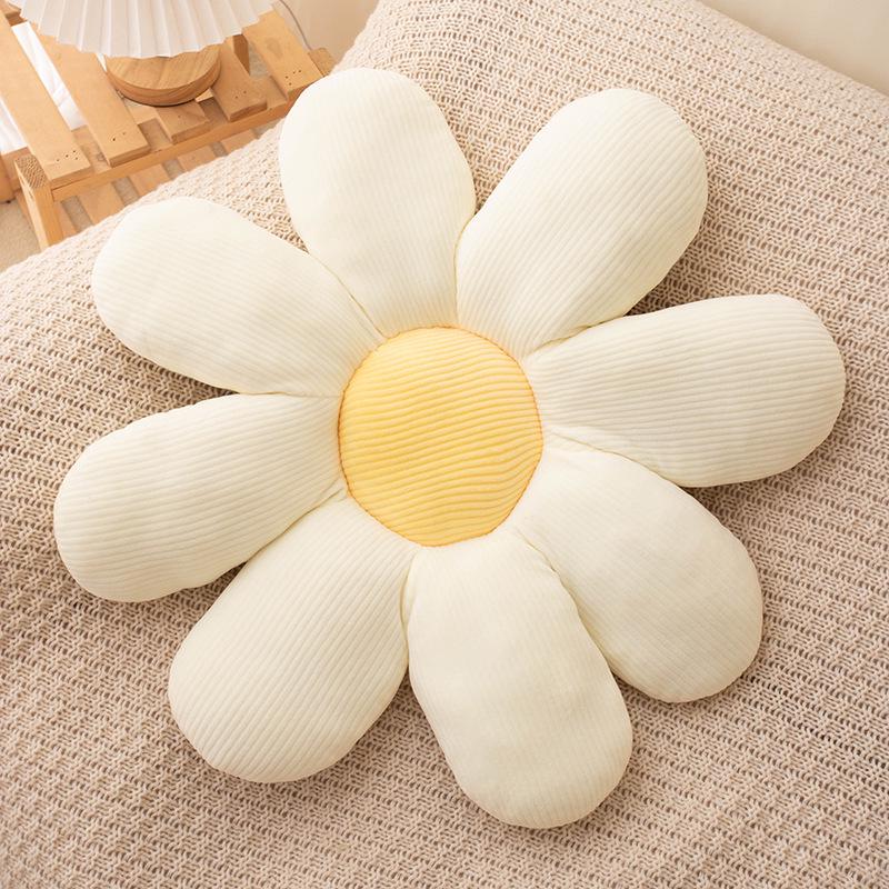 Petal Daisy Cushion: Sunflower Pillow for Office Chairs, Floors & Futons