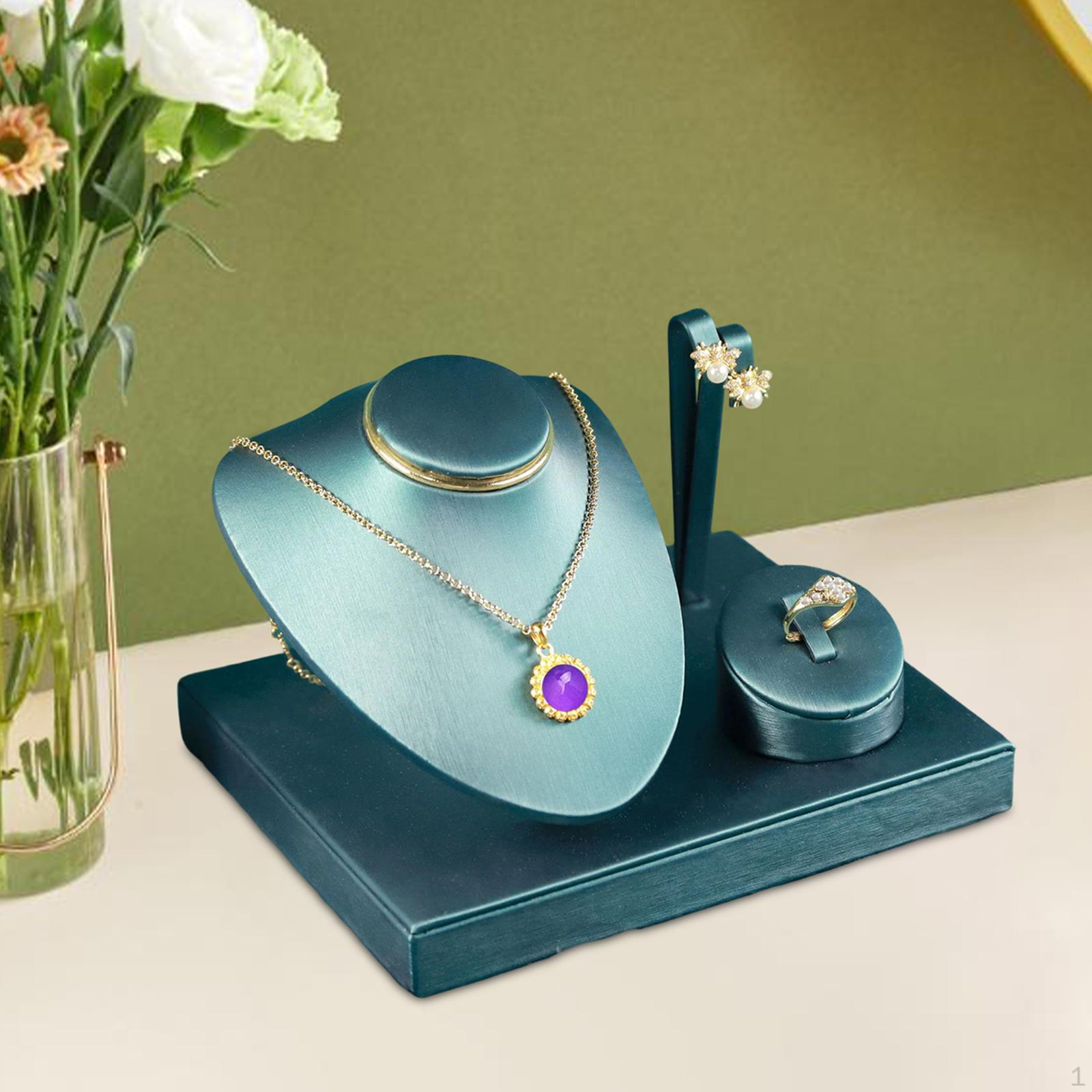 

Подставка для ожерелий Органайзер для хранения Подарок Ювелирный бюст для рабочего стола Личная демонстрация