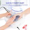 120w Brushless Turbo Nail Dust Collector Strong Suction Nail Vacuum Cleaner Speed Adjustable Nail Art Manicure Extractor Fan