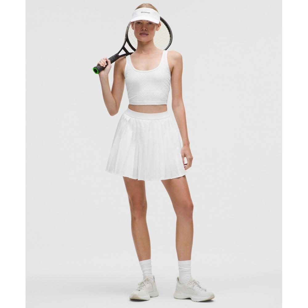 Lullulemon High-Rise Pleated Tennis Skirt *Long Wht