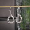 Retro Popular Hollow Earrings Crescent Pattern Earrings for Men and Women Trendy Hip-Hop Rock Earrings Jewelry