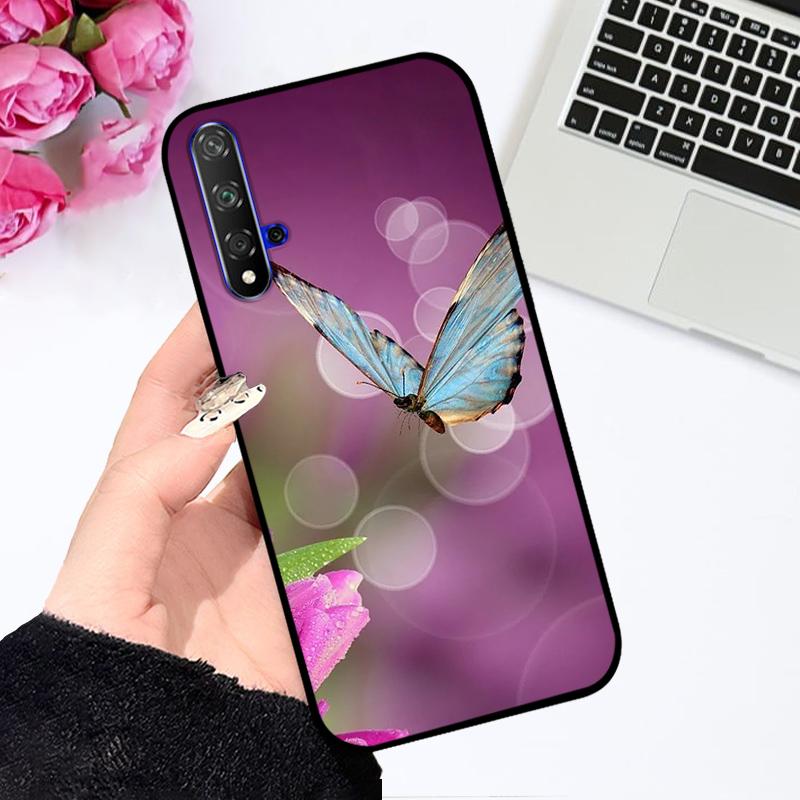 For Huawei Nova 5T Case YAL-L21 YAL-L61 Fashion Luxury Soft TPU Silicone Phone Coque Bumper For Huawei nova 5T Fundas Cover