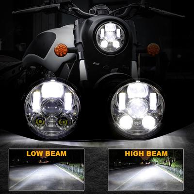 Far cu LED-uri de 5,75 inchi Faruri rotunde pentru motor pentru Harley Davidson Dyna Softail
