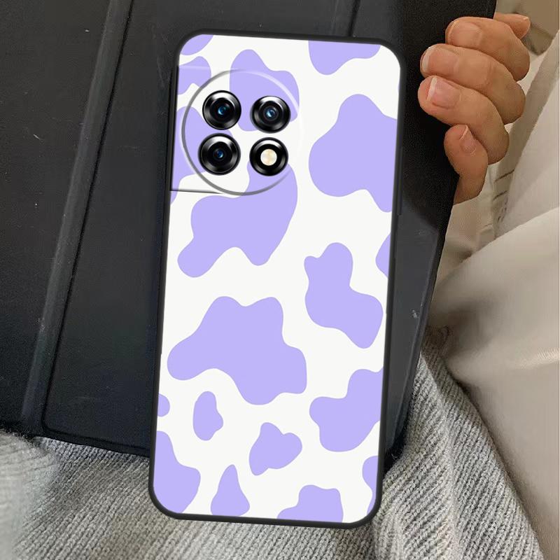 Cow Print Pattern Case For OnePlus 13R 12R 10R 13T 10T 8T 15 13 12 11 Nord CE 4 3 2 Lite N20 N30 Nord 5 Cover