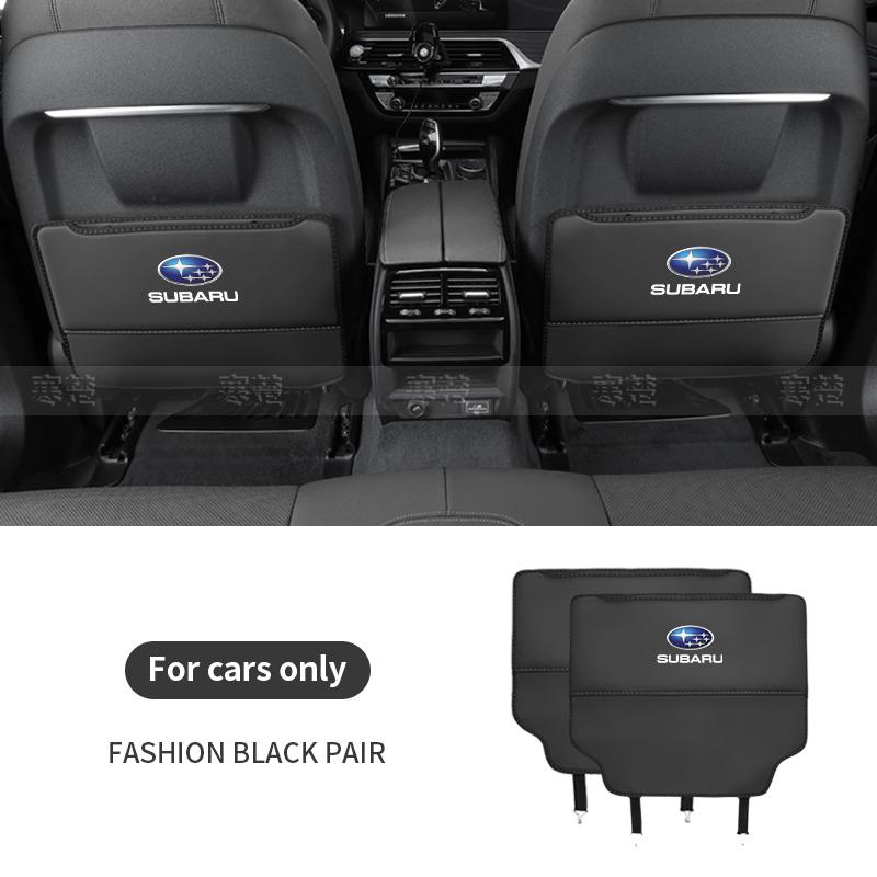 For Subaru Outback Brz Wrx Xv Ascent Forester Impreza Legacy Car Seat Back Storage Bag  Backrest Anti-kick Pad Auto Accessories X555