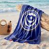 Asciugamano da Spiaggia Morbido Asciugatura Rapida Tema Portsmouth FC?Asciugamano Asciutto Per Vacanze Estive Al Mare Nuoto