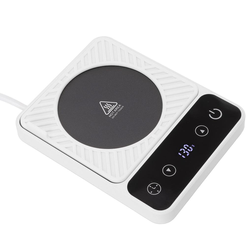 Electric Cup Warmer 9 Mode Constant Temperature Auto Stop Even Heating Desk Cup Warmer for Office