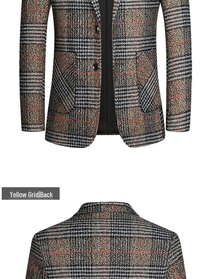 2025 Men's Slim Fit Single-Breasted Blazer: Spring & Autumn Casual Korean Style Fashion Trend