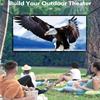 72 100 inch Simple Portable Projection Screen 100 inch Curtain High Outdoor Full HD 4K Projector Screen Curtain For Home Theater