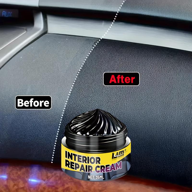 Universal Automotive Plastic and Rubber Polisher - Scratch Repair Paste, Interior Renovation Wax, for Tires and Dashboards.