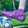 Purple Men Soccer Shoes Society Cleats Professional Football Boots Indoor Fast Football Field Boots Sneaker Boy Training Sneaker