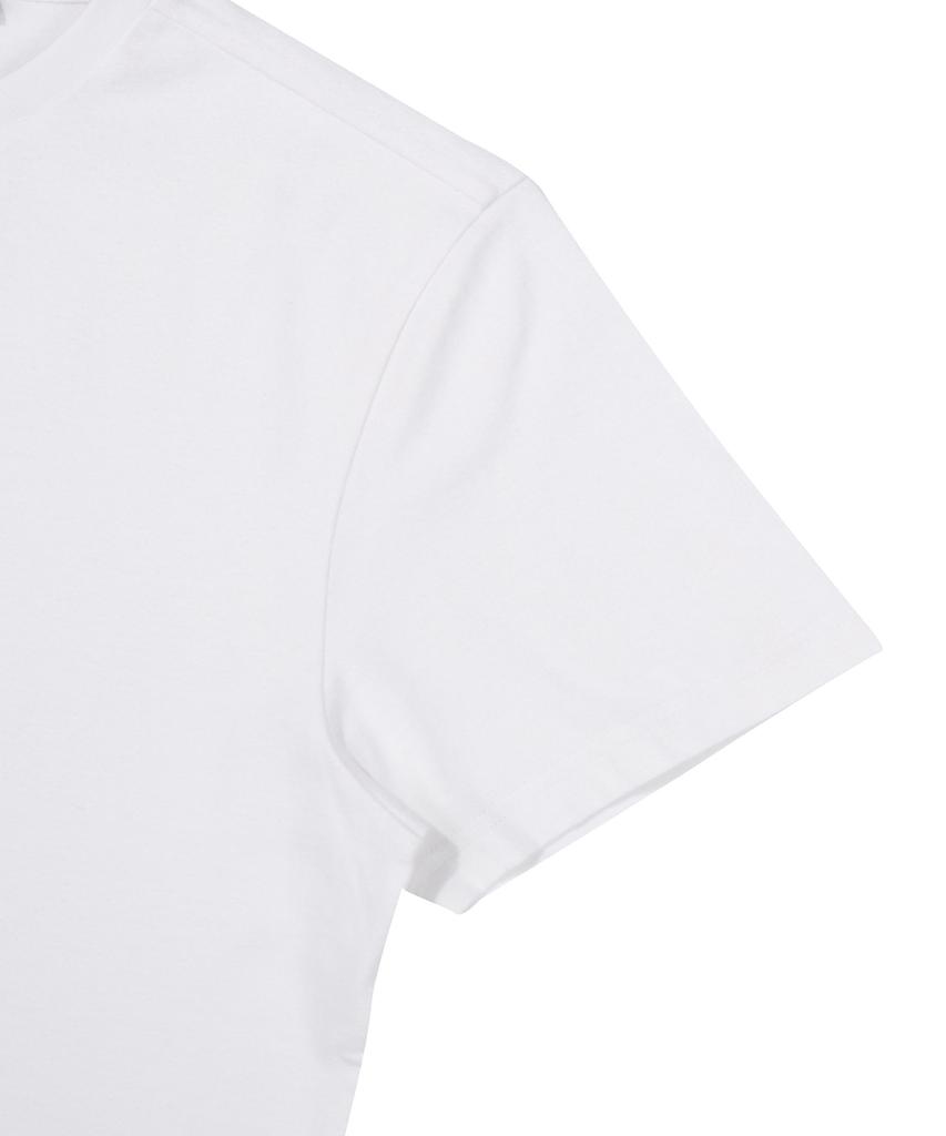 Syupeodeulai Center Logo T-Shirt White Sduiscp66Wht