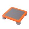 Mini Kids Trampoline Workout Toy Jumping Stable for Indoor Home School Orange