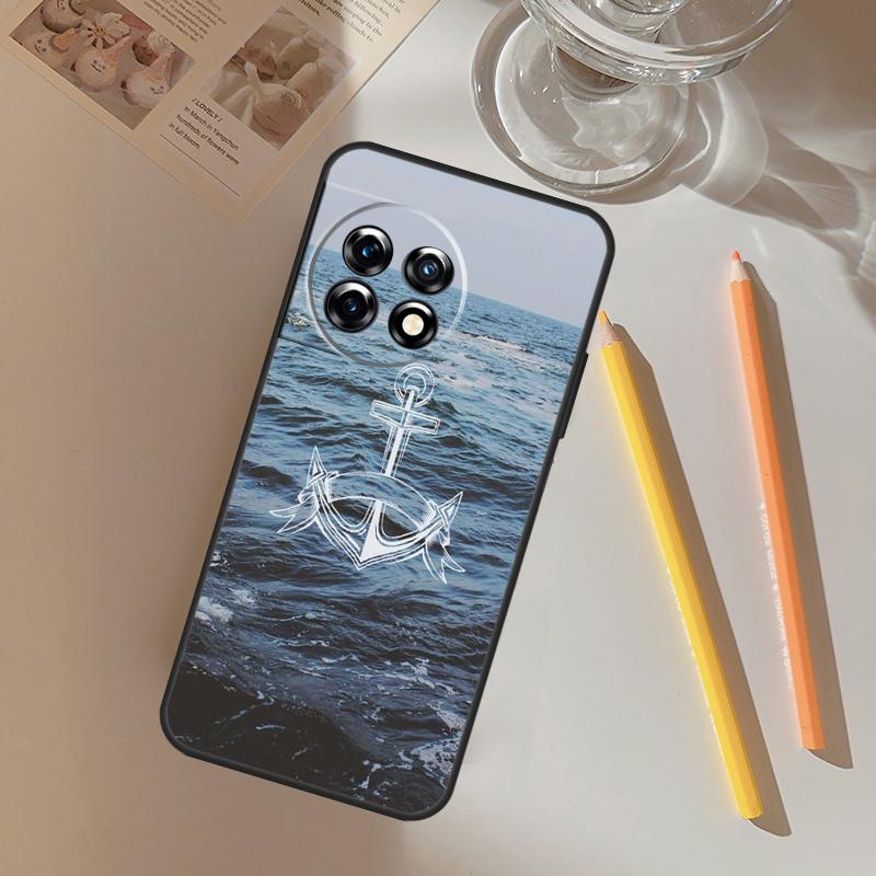 Anchor Sea Beach Funda For OnePlus 13 13R 12 R 11 9 10 Pro 8T 9RT 10T OnePlus Nord 4 CE 2 3 Lite N20 N30 Case