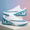 Children's Football Shoes Boys Teen Students Game Training Shoes Long Nails TF Shredded Nails Low Top 45 Large Size 46