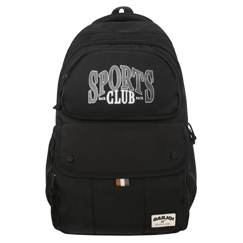 Sports Backpack Large Capacity Multifunctional Wear-resistant Water-repellent Student Travel Schoolbag