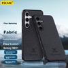 Phone Case for Samsung S24+, Protective Cover for Galaxy S24+, Creative Full Edge Protection Anti-Drop Business Leather Back Cover, ES-19 Deep Black