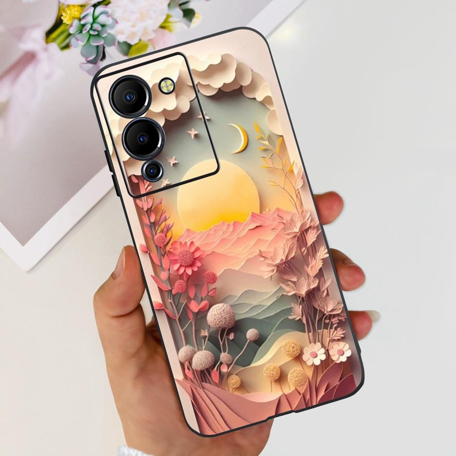 Per Custodia Infinix Note 12 G96 X670 Nuova Moda Cover Dipinta Custodia Telefono Antiurto Per Infinix Note 12 Turbo Note12 G96 Sacchetti Morbidi
