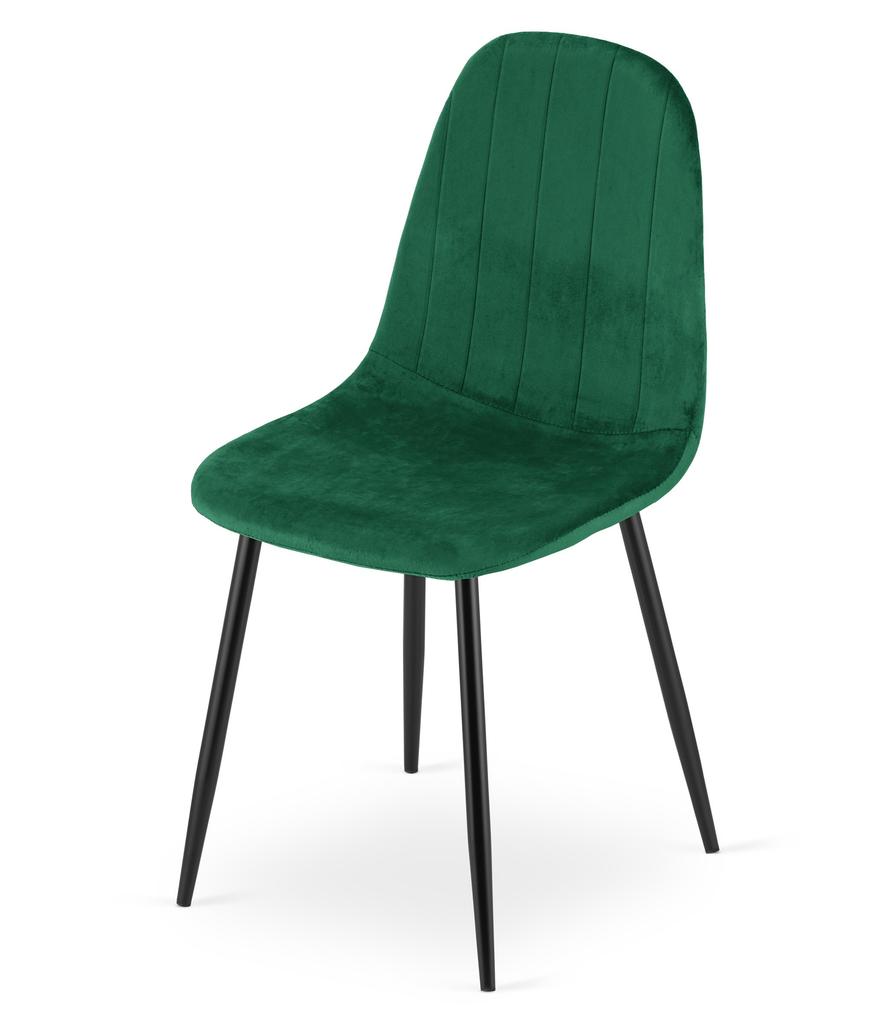 PADVA Chair - Green Velvet / Black Legs X 2