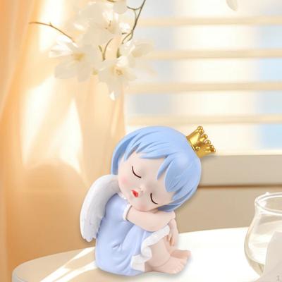 Creative Piggy Bank Girl Statue Decoration Money Saving Box Figurine Thinker Sculpture