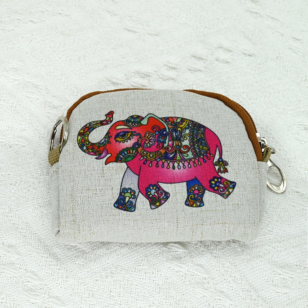Mini Bag Short Wallet Women Coin Purses Student Fashion Zipper  Small Purse Girls Cartoon Key Wallets Cute Bags