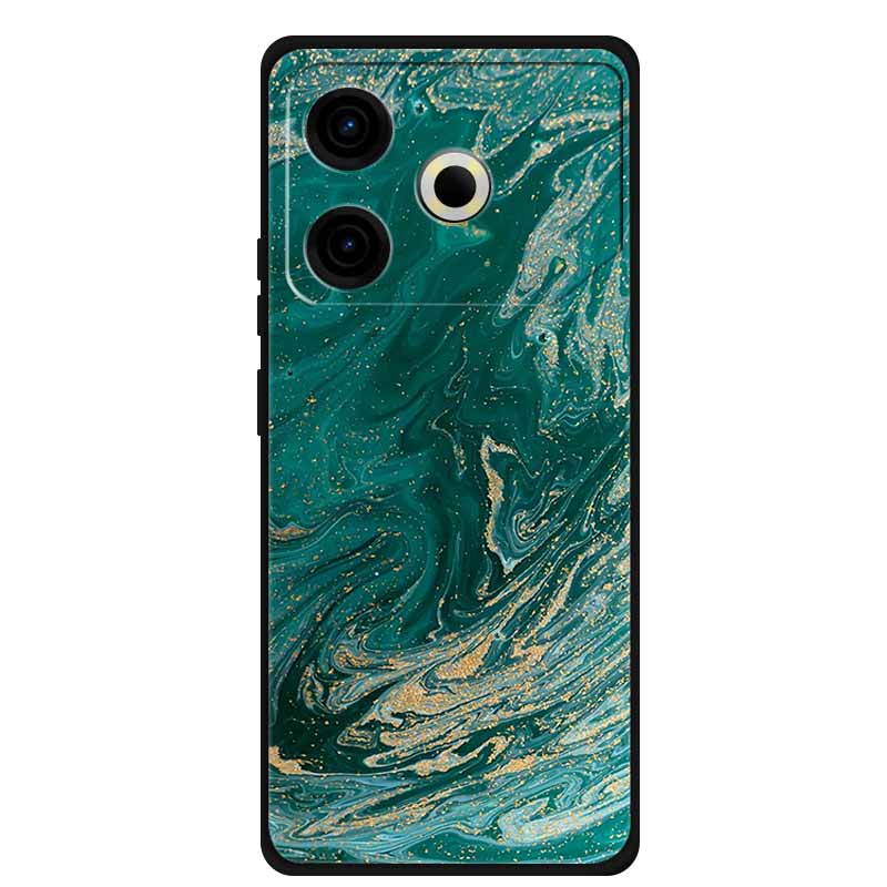 Phone Case For Tecno Pova6 Neo TPU Back Coque for Pova 6 Neo Marble Colour Soft Cover Protective Funda Luxury Silicone Shell