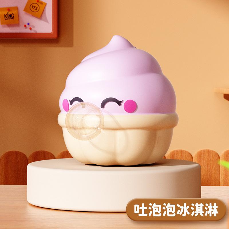 Cartoon Food Spitting Bubbles Squishy Toy Squeeze Stress Relief Sensory Fidget Toy Cute Design For Office Hom Decompression