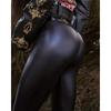 Sexede Leggings i Kunstlæder til Kvinder Formgivende Butt Lift Høj Talje Slankende Træningsbukser Løb Yoga Sport Julegave