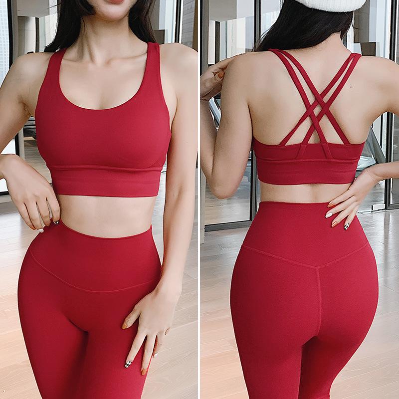 

Новый сексуальный спортивный бюстгальтер с перекрестной спинкой для женщин - Европейский и американский стиль для йоги и фитнеса L