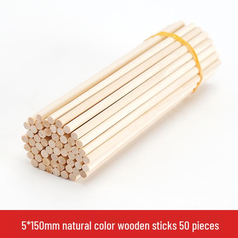 Bamboo and Wooden Craft Sticks: DIY Model Strips and Slices