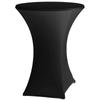 Symposium Round Catering Tablecloth, Diameter 70cm - Black