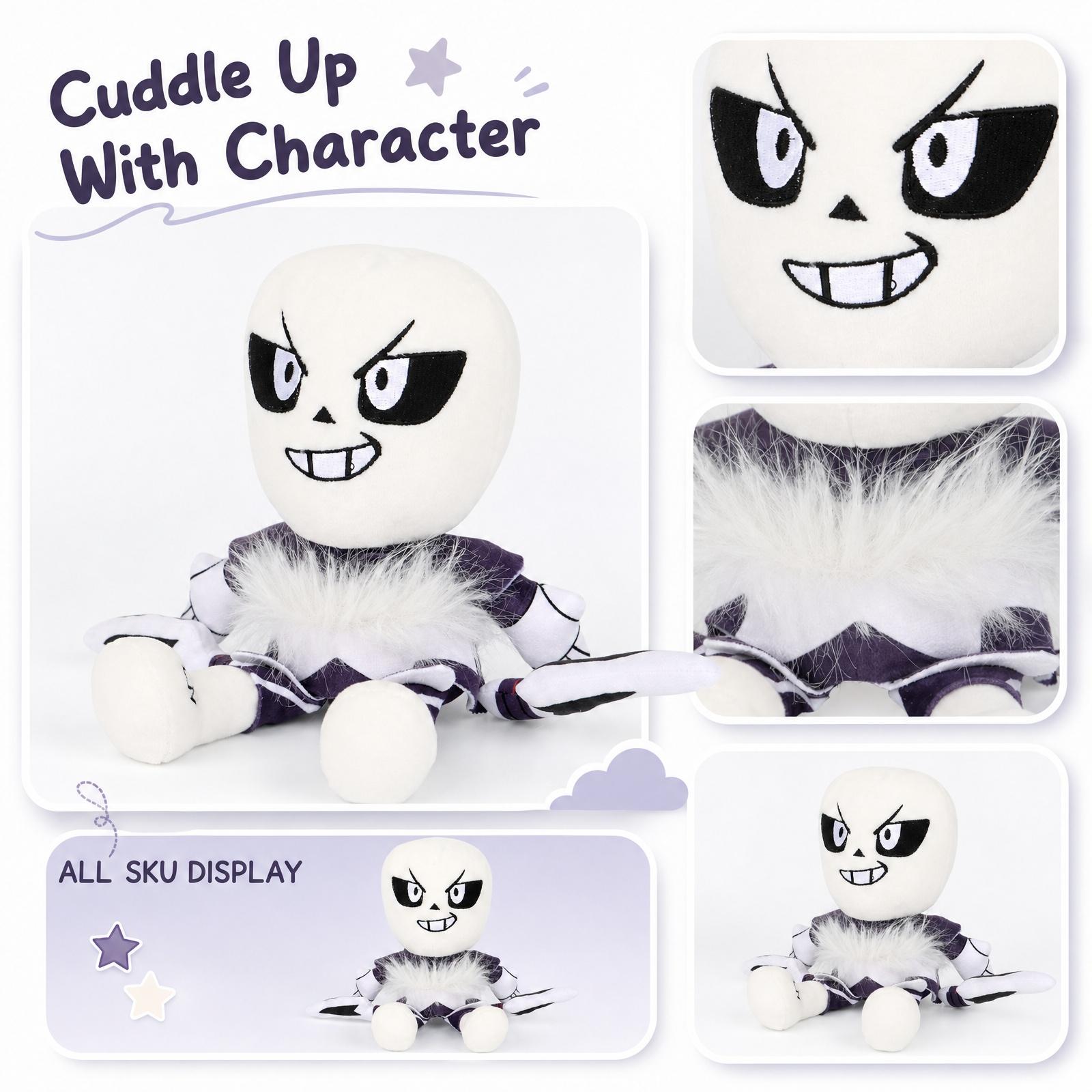 Plush Stuffed Toy Doll Soft Fabric Sitting Design Lightweight Decorative Collectible Plushie for Home Office Display One Size