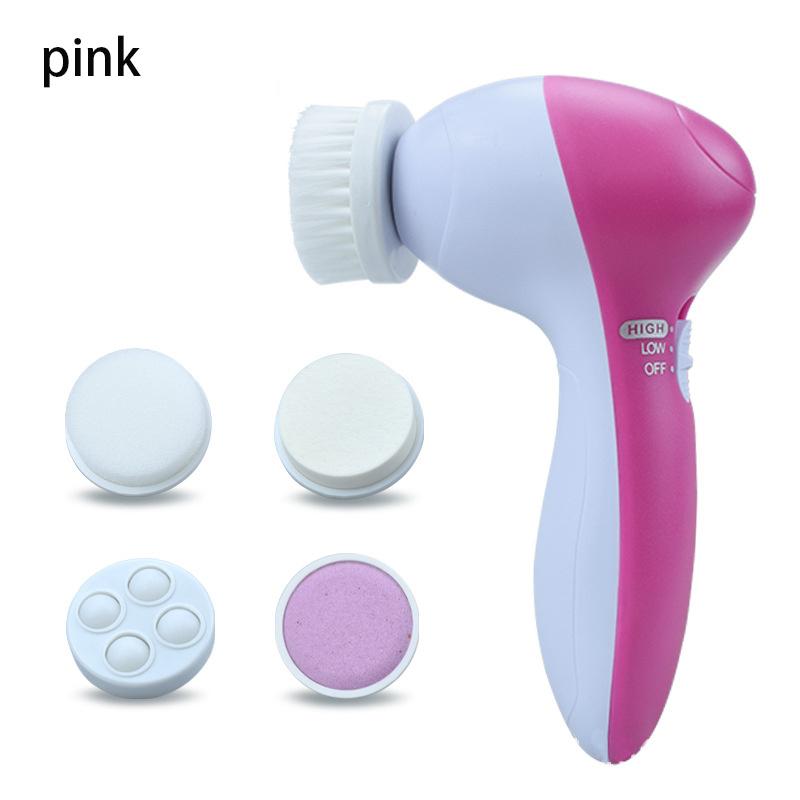 5-in-1 Facial CleanserFace WasherFacial MassagerElectric Rotating Beauty InstrumentPore Cleaner Battery Version