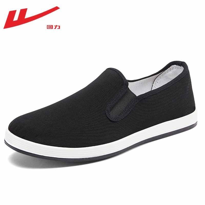 Men's shoes canvas shoes summer new lightweight versatile dad shoes one pedal lazy casual soft-soled cloth shoes men