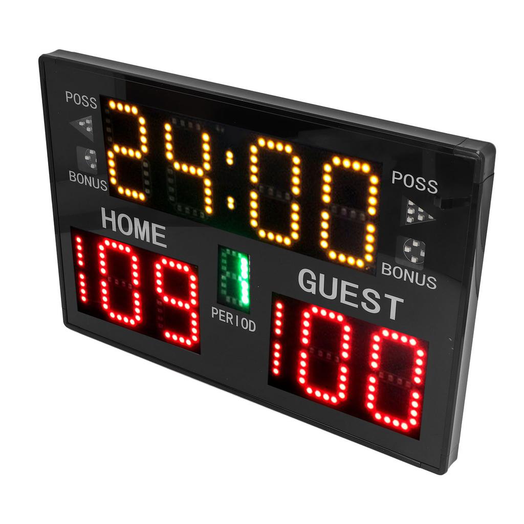 11 Ziffern LED Anzeigetafel Elektronischer Tisch-Punktezähler für Basketball Volleyball Ringen