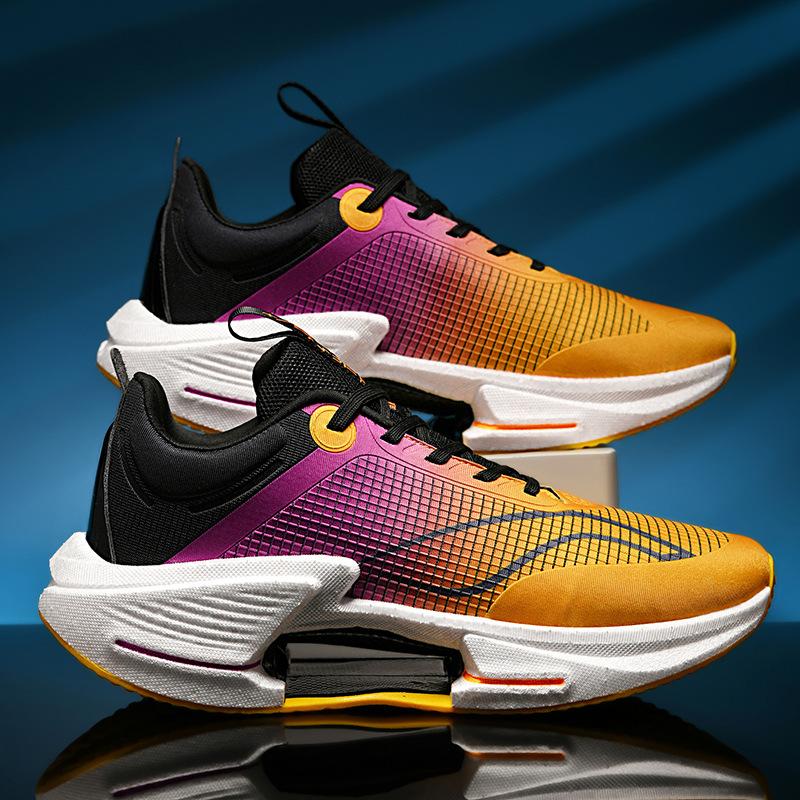 Jueying 3 generation running shoes lightweight breathable rebound shock absorption sports shoes men's and women's high school entrance examinatio