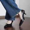 Eleganti Scarpe con Tacchi Alti da Donna Marca di Lusso Scarpe in Pelle 2026 Primavera Donna Sexy Scarpe Décolleté Poco Profonde Scarpe per Abito da Sera Mujer Zapatos