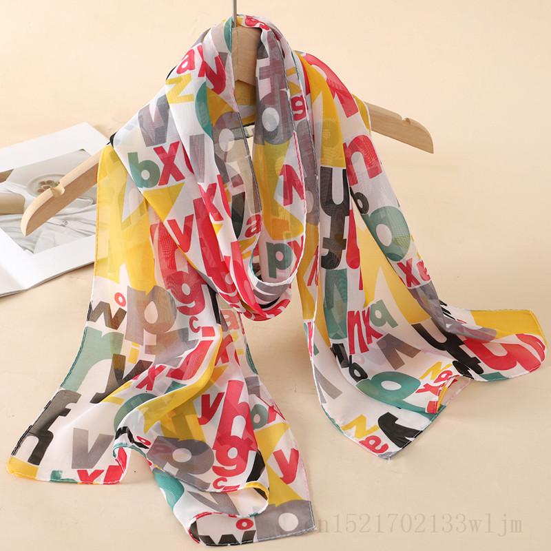 New Fashion Spring/Summer Women Print Headband Beach Chiffon Scarf Shawls Female Long Wraps Panama Beach Sunscreen Hijab for daily use