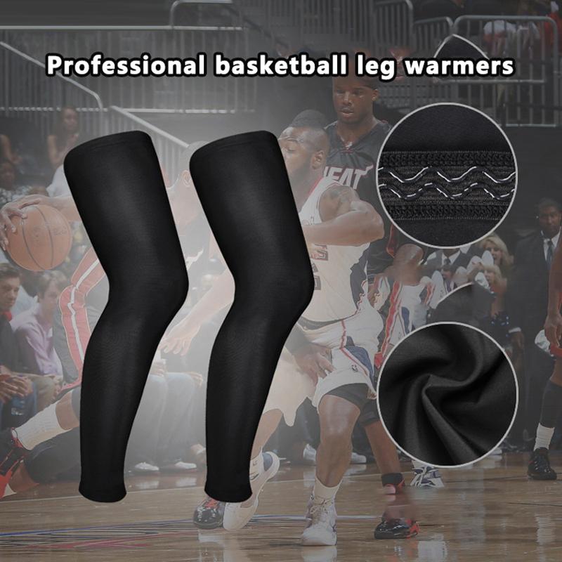 1Pcs Full Leg Sleeves Long Compression Leg Sleeve Knee Sleeves Protect Leg, For Man Women Basketball Cycling Football Running