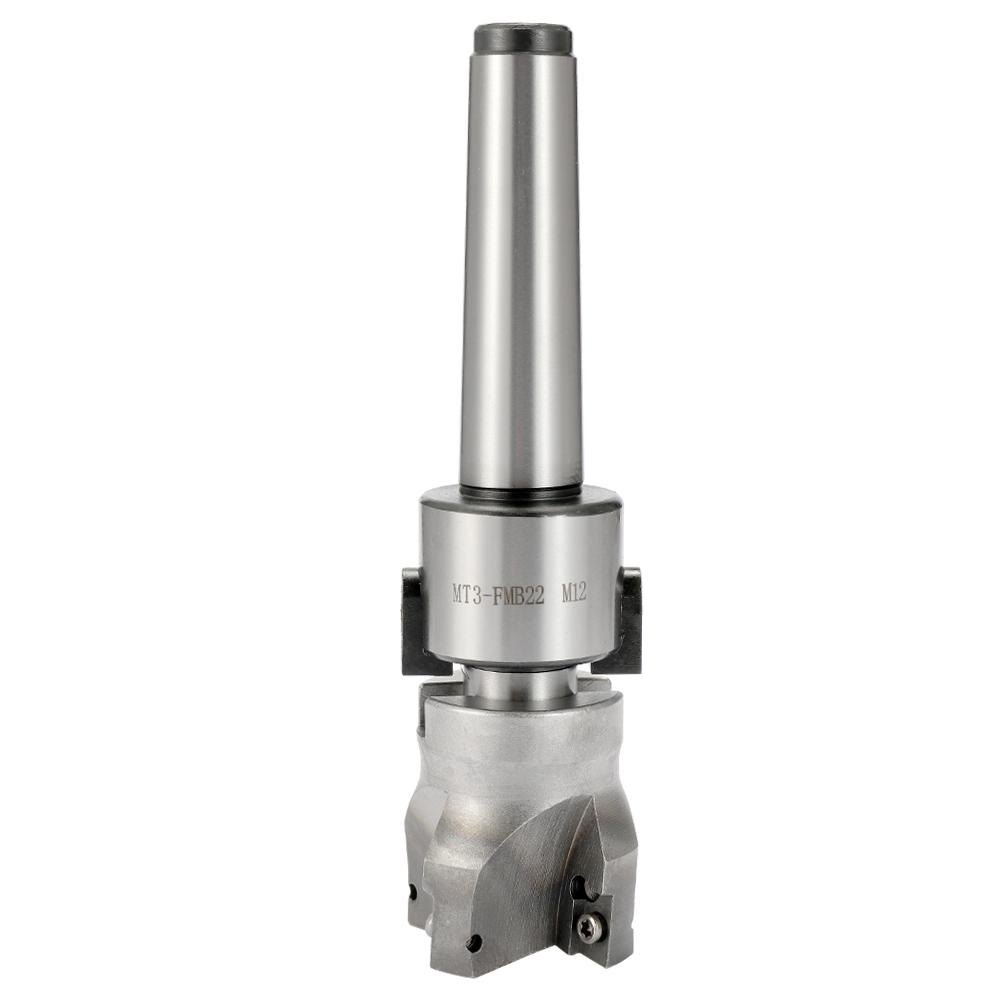 Metal Accuracy Turning Machine Tool MT3-FMB22 Holder Face Mill Arbor 10PCS Carbide Insets Turning